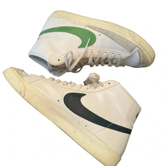 Nike Blazer Mid 77 Vintage White Chlorophyll Black - Picture 10 of 11